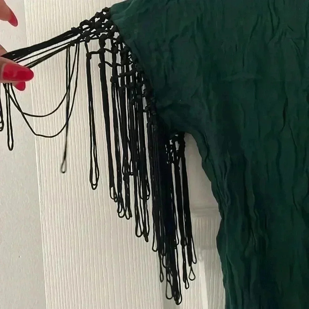 Ecote Fringe Sleeve Top - Picture 2 of 5